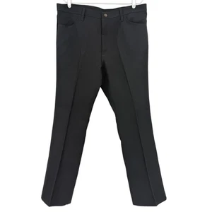 Pantalones Wrangler 82BK Para Hombre Pierna Recta Cuatro Bolsillos Poliéster Negros 36x31 Nuevos Sin Etiquetas - Imagen 1 de 11