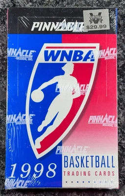 1998 Pinnacle WNBA Factory Sealed Box 10 Cards/Pack,  20 Packs/Box - Image 1 of 4
