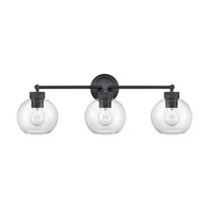 Matte Black Bathroom Vanity Light from the Jonatan Collection - Picture 1 of 1
