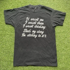 Divertida Camiseta Cerveza Vintage Años 90 "I Wasn't Drinking" Talla XL - Imagen 1 de 7