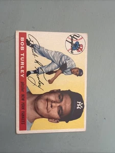 1955 Topps Baseball Bob Turley # 38 New York Yankees - Bild 1 von 2