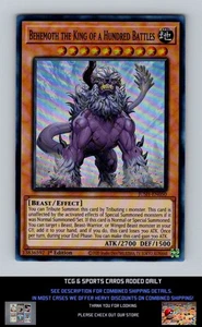 Justice Hunters #JUSH-EN050 Behemoth the King of a Hundred Battles Super Rare Fi - Picture 1 of 2