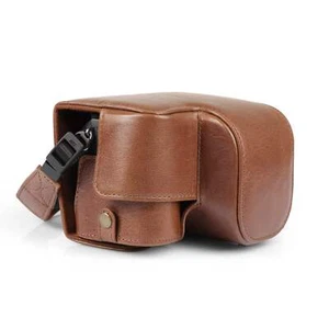 MegaGear Sony Alpha A6700 (16-50mm) Top Grain Leather Camera Case - Picture 1 of 26