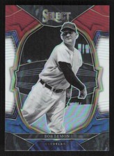 2023 Panini Select #84 Bob Lemon Concourse Tri Color Prizm
