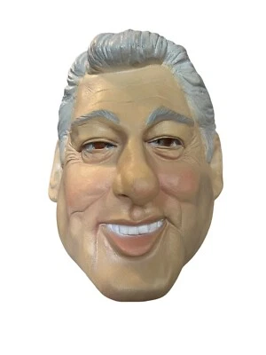 Bill Clinton Mask Adult President Funny Political Costume Halloween Fancy Dress - Image 1 of 3