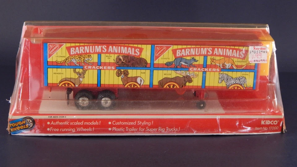 Vintage 1981 Kidco Super Tough Wheels Shell Tanker Trailer Semi Truck 1 50