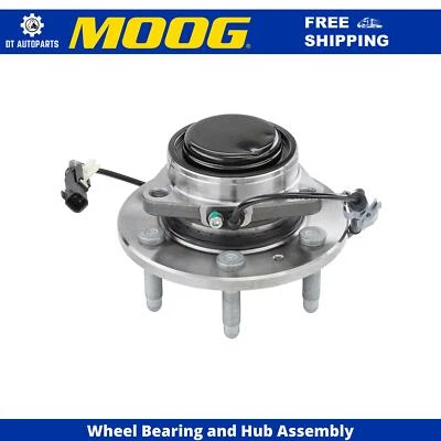 Conjunto de cojinete de rueda y buje delantero MOOG 2015-2020 para Chevrolet Tahoe tracción trasera Foto 1 de 4