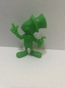 Jiminy Cricket Molded Plastic Green Figurine Toy.Vtg 1971 Louis Marx Disney - Picture 1 of 6