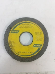 T358 Norton Grind Wheel 6 1/2"x3/8"x2" Model#39C60-K8Vk - Picture 1 of 12