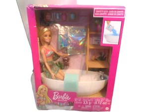 Barbie Self-Care Confetti Bath Doll Blonde Sealed Box New!!! - Bild 1 von 3