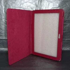 Executive Wallet Case For Samsung Galaxy Tab2 10 Inch P5100 Mix Tablet Red D6 - Picture 1 of 9