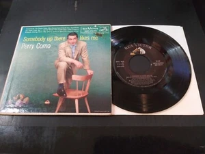 Perry Como Somebody Up There VG+ Original 45RPM EP RCA Record & Pic Sleeve 1956 - Imagen 1 de 5