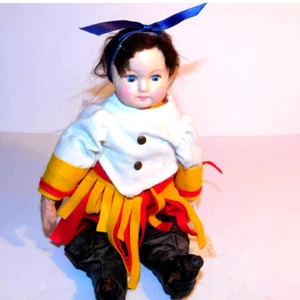Muñeca primitiva vintage Puss N Boots de 12" - Imagen 1 de 12