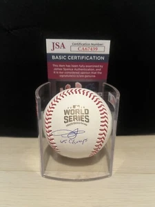 Dexter Fowler Signed 2016 World Series Baseball JSA Coa Cubs Autographed - Picture 1 of 2