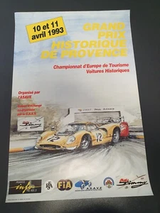 AFFICHE /POSTER GRAND PRIX HISTORIQUE DE PROVENCE 1993 40X60cm mt - Picture 1 of 6