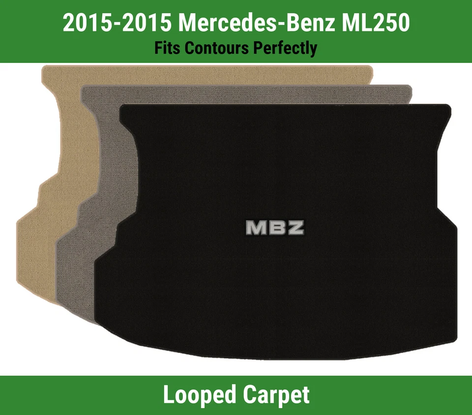 Alfombra de carga Lloyd Classic Loop para Mercedes-Benz ML250 '15 con apliques MBZ Foto 1 de 4