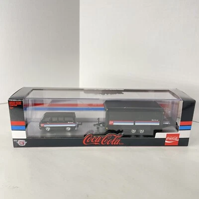 M2 MACHINES COCA-COLA 1964 Dodge A100 Vision Van & 1966 Dodge Charger Hemi Coke - Image 1 of 4