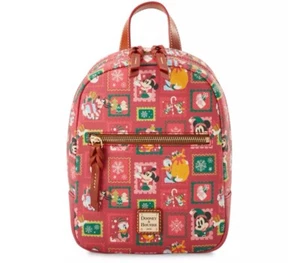 Disney 2024 Mickey Mouse Family Christmas Dooney & Bourke Backpack - Picture 1 of 4