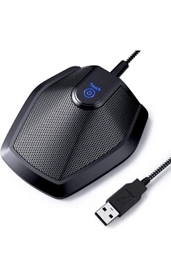 TONOR Conference USB Microphone, Omnidirectional Condenser PC Mic for Video G11 - Image 1 of 4