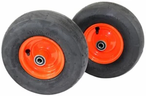 2 nuovi pneumatici e cerchi 11x4,00-5 ATW lisci a 4 strati adatti a tosaerba Kubota zero giri - Foto 1 di 5
