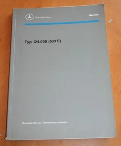 Mercedes Werkstatthandbuch W 124 - 500 E - Typ 124.036 - Service Einführung - Bild 1 von 8