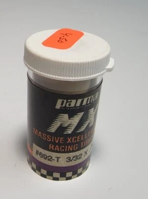 Combo neumático/llanta de carreras vintage Parma MX #692-T 3/32x.765 escala 1/32 Foto 1 de 4