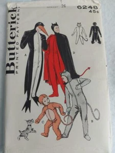 Butterick 6248 Adult Kids' Halloween Costume Pattern Chest Sz 26 - Imagen 1 de 2