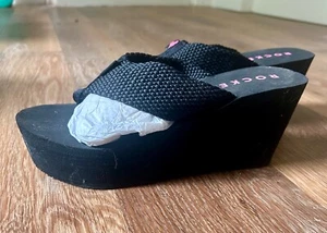 rocket dog platform wedge mules size 7 brand new - Foto 1 di 3