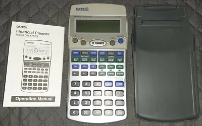 2x Datexx Financial Multi purpose Calculator + Casio SF-3000GD Digital Diary - Image 1 of 4