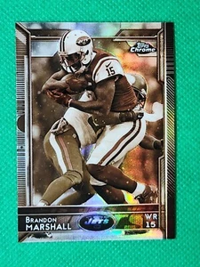 2015 Topps Chrome MINI SEPIA REFRACTOR #49 Brandon Marshall NEUWERTIG New York Jets - Bild 1 von 3
