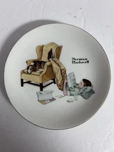 Vintage Norman Rockwell The Student Plate Collector Edition 6.5” Japan 1984 - Picture 1 of 4