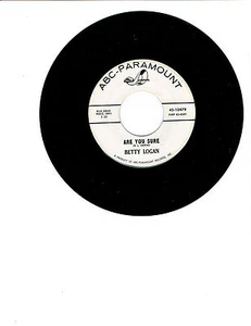 Betty Logan TEEN 45 (ABC-PAR 10479)Teen Age Party/Are You Sure NM- PROMO - Imagen 1 de 2
