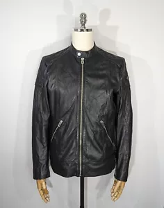 Diesel OUR Superior Leather Quality Size L Black Luxury Brand - Picture 1 of 24