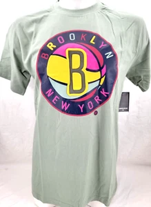 NEW Brooklyn Nets 2012 New Era Mint Green Crewneck Short Sleeve Tee Shirt Mens L - Picture 1 of 9