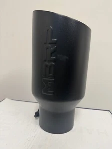 *RETURNED SALE* MBRP (T5072BLK)  Universal Tip 6 O.D. Dual Wall Angled - Picture 1 of 4