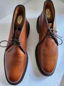 Allen Edmonds Dundee Hombres Chukka 6 1/2 C Botín Cuero Marrón Zapato Árbol - Imagen 1 de 23