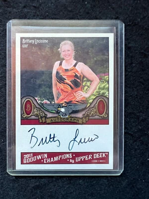 2011 Goodwin Champions On Card Auto Brittany Lincicome Golf #A-LI🔥🏌🏻🔥 - Image 1 of 2