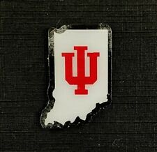 INDIANA HOOSIERS STATE OUTLINE WITH IU LOGO - NEW 2020