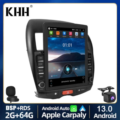 9.7" For Mitsubishi ASX 2010-2017 Car Stereo Radio Android Carplay BT GPS Navi - Image 1 of 4