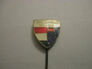 RARO ANTIGUO BUDAPEST SOUTH SYDNEY CLUB DE FÚTBOL METAL PALO PIN INSIGNIA - Imagen 1 de 2