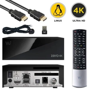 VU+ Plus Zero 4K BT DVB-S2X Linux HbbTV Sat-Receiver mit Bluetooth-Fernbedienung - Bild 1 von 7