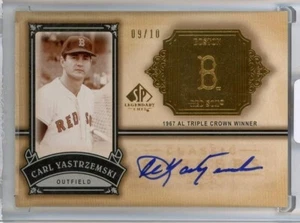 Carl Yastrzemski 2005 SP Legendary Cuts Classic Careers Autograph #CC-CY 09/10 - Picture 1 of 2