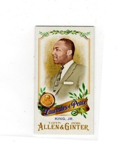 2016 Topps Allen & Ginter Mini Laureates of Peace #LP1 Martin Luther King Jr