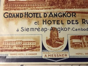 Historisches Grand Hotel, D'Angkor Werbepostkarte, kostenloser Versand - Bild 1 von 7