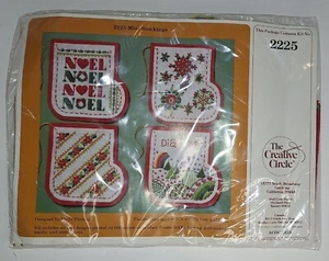 Creative Circle 2225 Mini Stocking xmas embroidery kit Molly Fleming designer - Picture 1 of 3