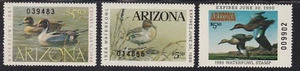 US AZ1-AZ3 Arizona State Duck Stamp Mint OG NH SCV $34 - Picture 1 of 2