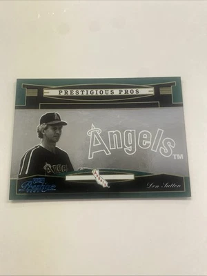 2005 Playoff Prestige Don Sutton Green /350 California Angels Rare E872 - Image 1 of 2