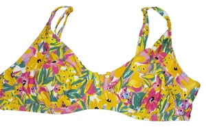 Anne Cole Womens XXL Limited Edition Ladies Swim V-Wire Bikini Top Floral - Picture 1 of 5