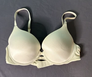 Victoria's Secret Lined Padded Perfect Coverage Bra 34C Ivory - Picture 1 of 4