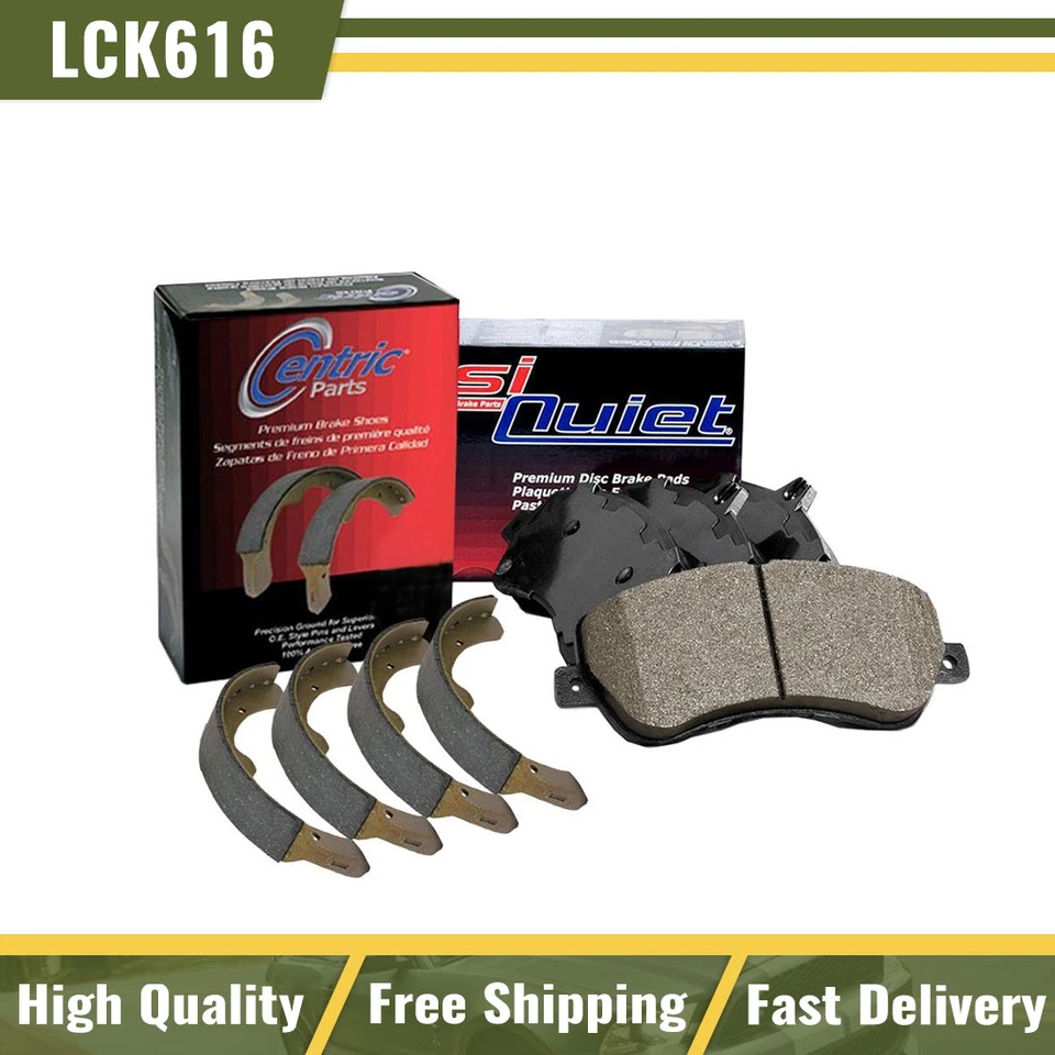 Juego de 2 pastillas de freno delanteras traseras Posi cerámica + zapatas para Toyota T100 1993-1998 Foto 1 de 4